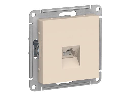 Изображение товара Механизм розетки SCHNEIDER ELECTRIC ATN000283 RJ45 категория 5e бежевый
