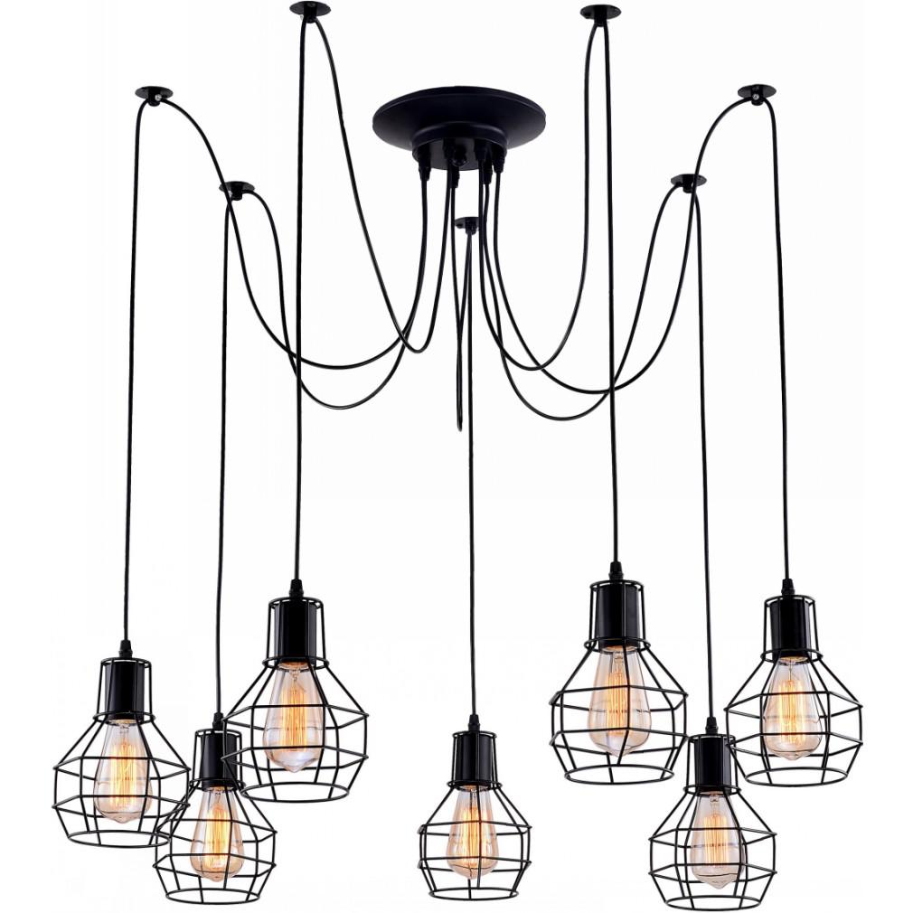 

Люстра Arte lamp A1109sp-7bk spider, A1109sp-7bk spider