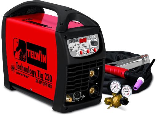   TELWIN TECHNOLOGY TIG 230 DC-HF/LIFT VRD 230V + TIG ACC (852055)