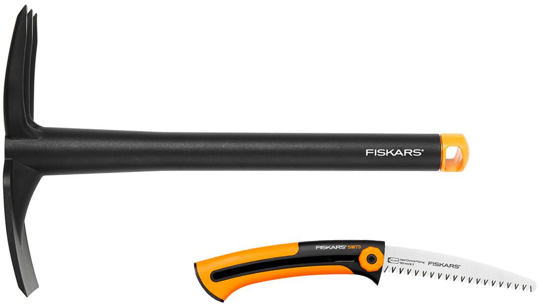 

Набор Fiskars Тяпка 137040 +Ножовка 123870 xtract садовая