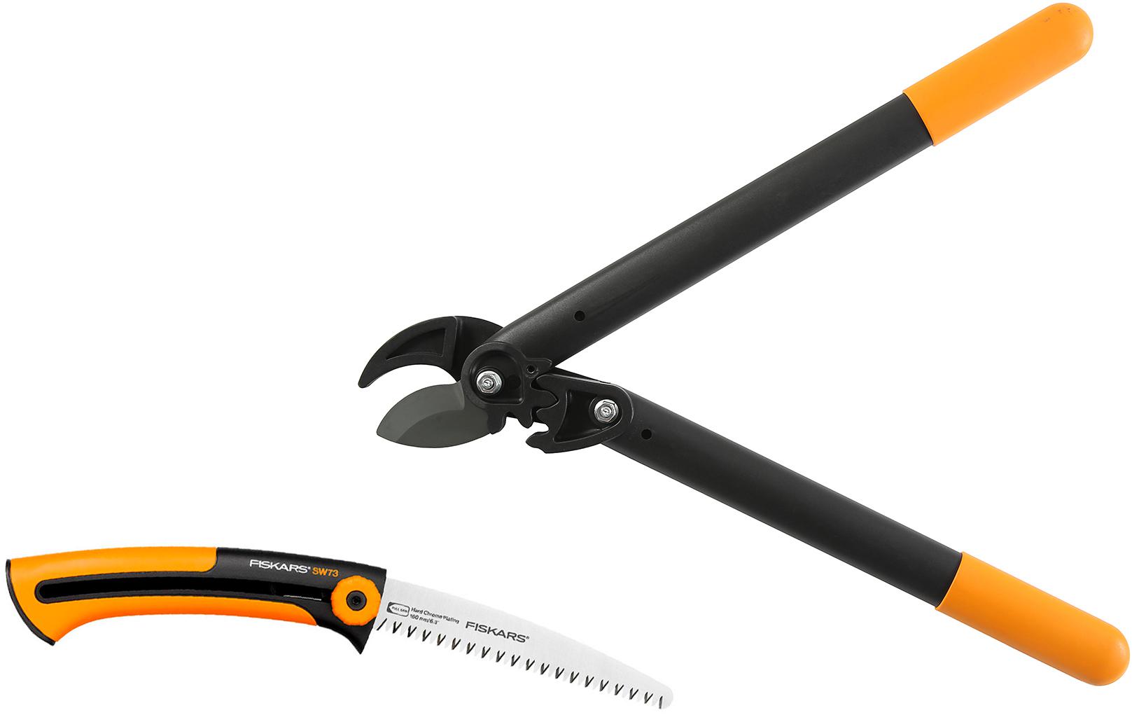 

Набор Fiskars Сучкорез 112180 l71 +Ножовка 123870 xtract садовая