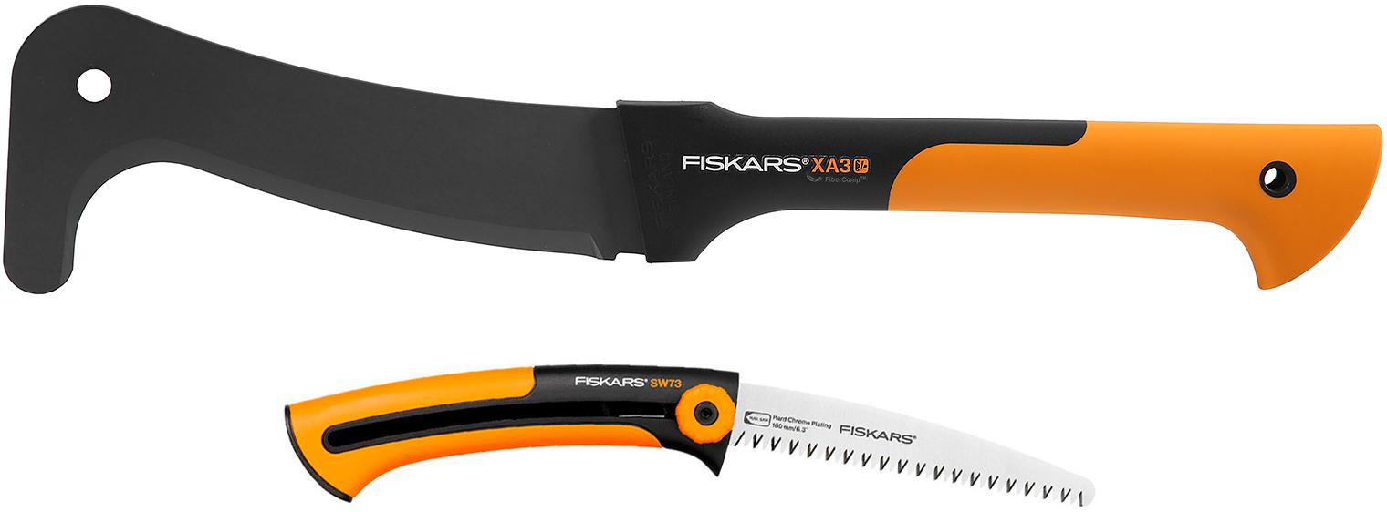 

Набор Fiskars Секатор 126004 +Ножовка 123870 xtract садовая