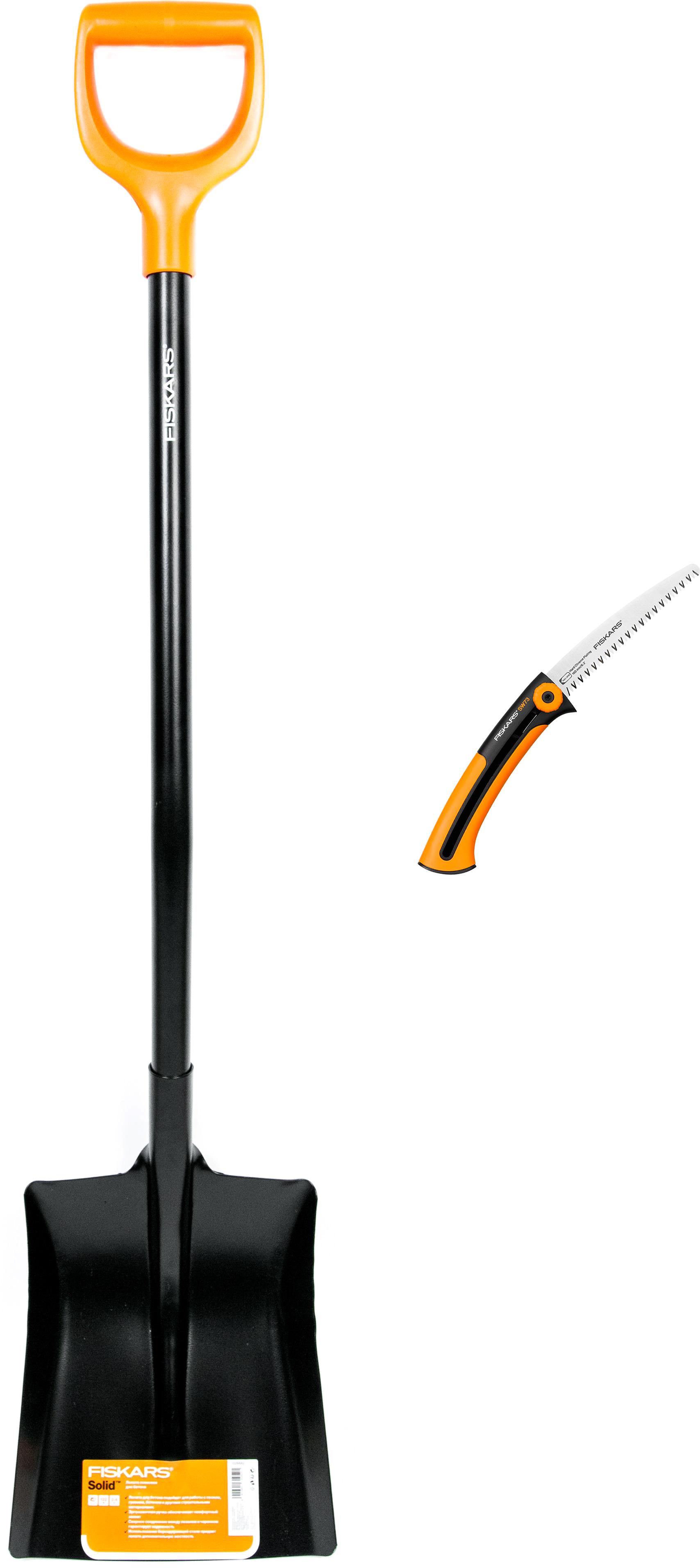 

Набор Fiskars Лопата 1026682 +Ножовка 123870 xtract садовая