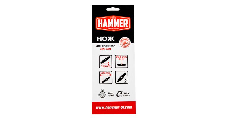 Нож для триммера HAMMER 223-024
