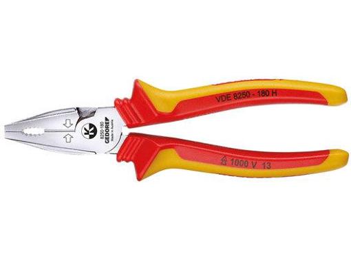 Изображение товара Пассатижи GEDORE VDE 8250-180H 180 мм с VDE-изоляцией