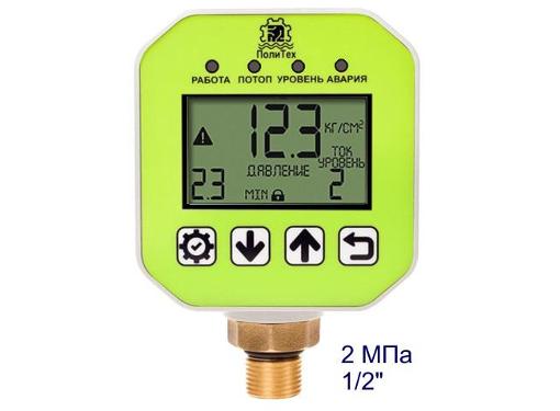Изображение товара Автоматический контроллер давления ПОЛИТЕХ КД-М-П-1/2-2М-К для насосных систем