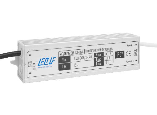 Изображение товара Блок питания ELF 12040VA