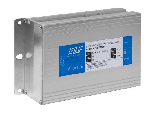 Изображение товара Блок питания ELF 5E150C 5В 30А 150Вт импульсный для светодиодов