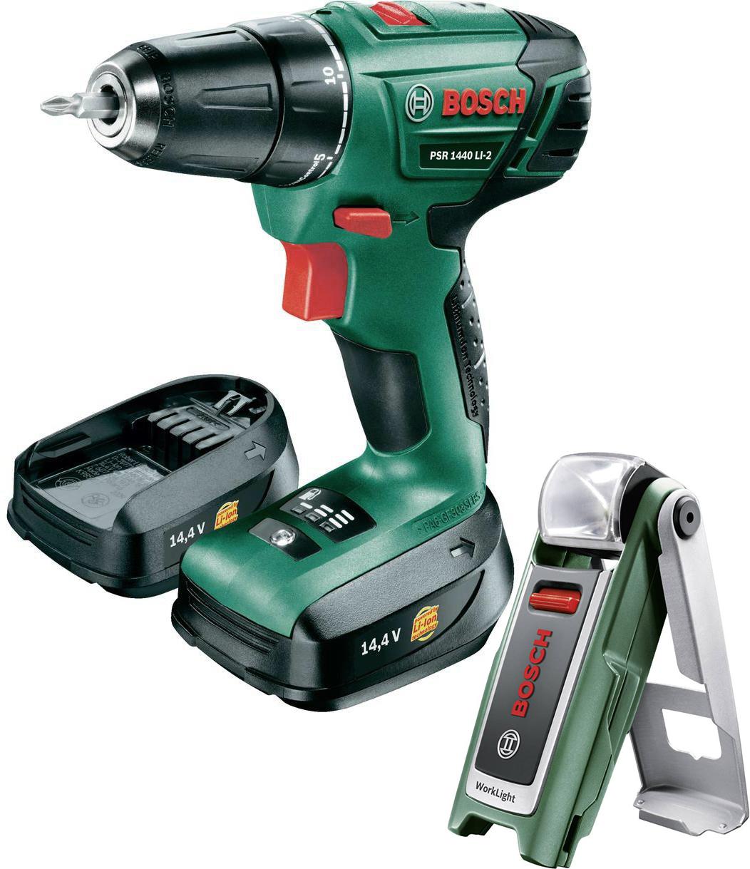 

Набор Bosch Дрель аккумуляторная psr 1440 li-2/2 (0.603.9a3.021) +Фонарь 0603975801, Дрель аккумуляторная psr 1440 li-2/2 (0.603.9a3.021) +Фонарь 0603975801