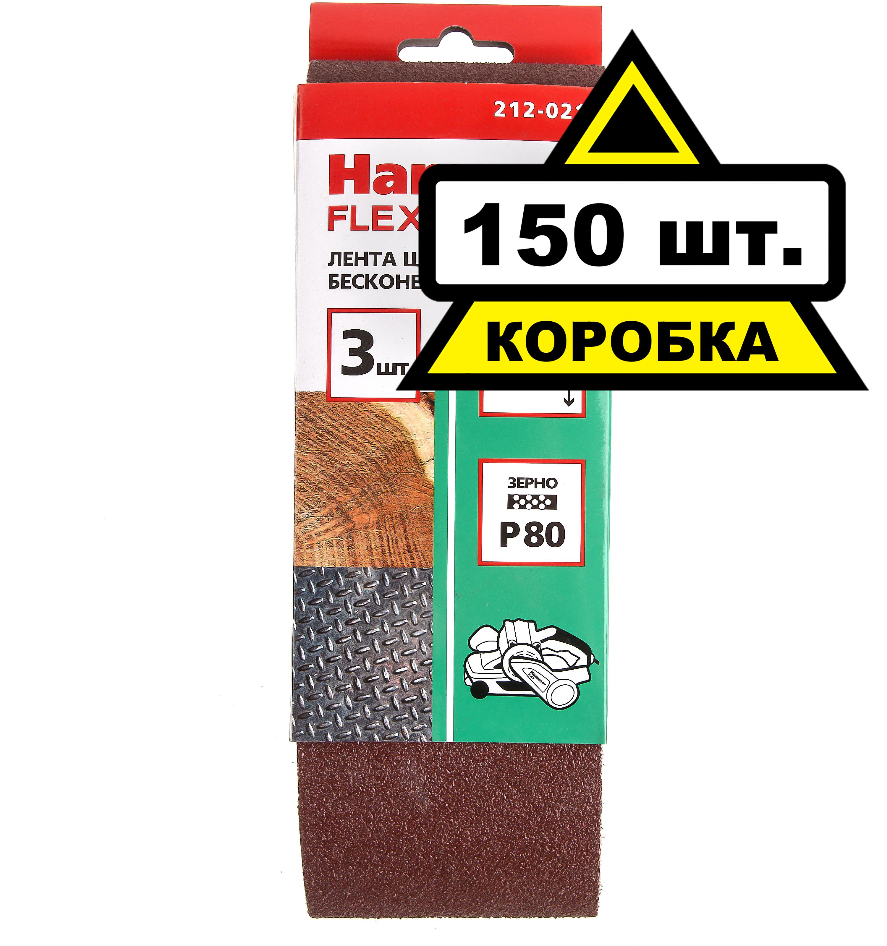 

Лента шлиф. бесконечная Hammer 75x457 Р80