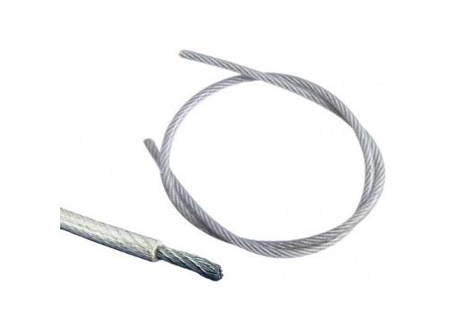 Изображение товара Стальной трос ПАРТНЕР ФАС 8703 в изоляции ПВХ, 100 м, 6х7+FC