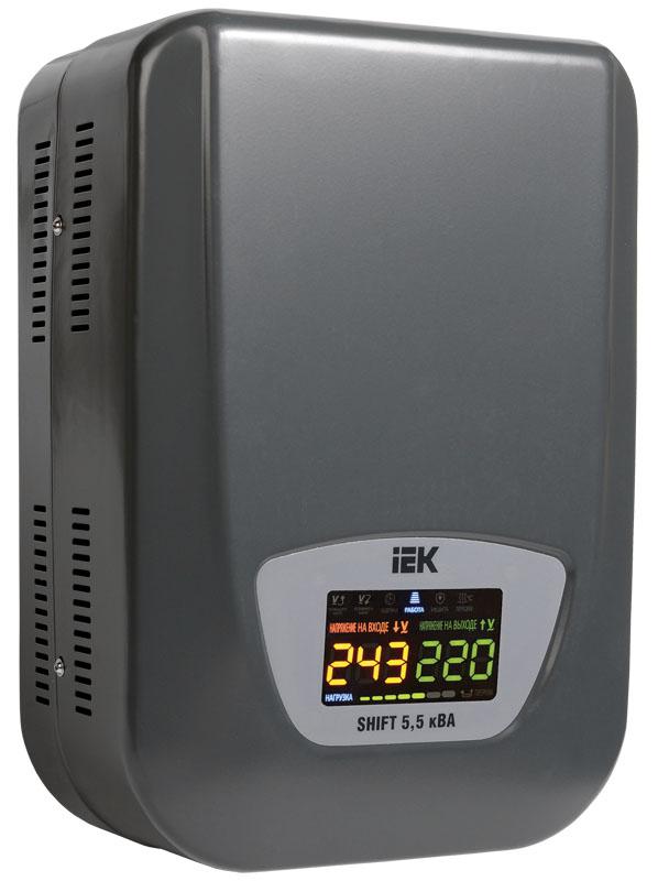 Стабилизатор напряжения Iek Shift 5.5кВА (ivs12-1-05500)