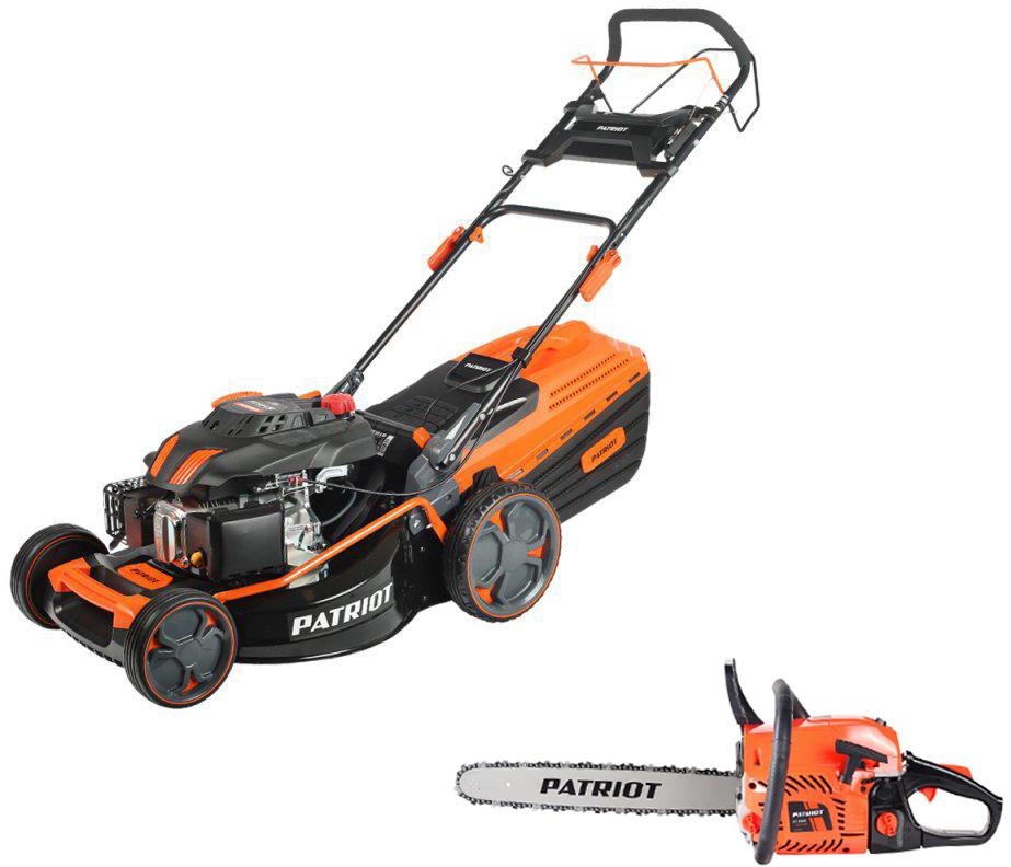 

Набор Patriot Газонокосилка бензо pt 53 lsi premium +Бензопила pt4520