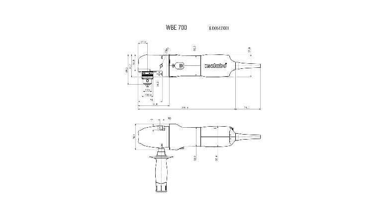 ������� ����� METABO WBE 700 (600512000)