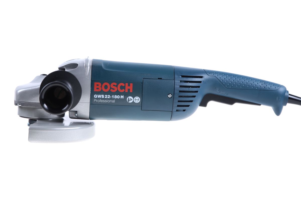 УШМ (болгарка) Bosch GWS 22-180 H Professional (0601881103) - цена, отзывы,  фото и инструкция - купить в Москве, СПб и РФ