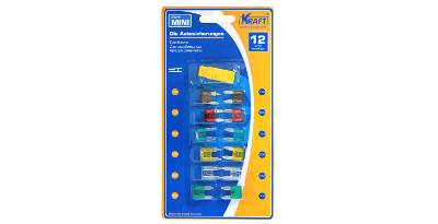 Набор флажковых предохранителей KRAFT 7.5-30А (KT 870008)