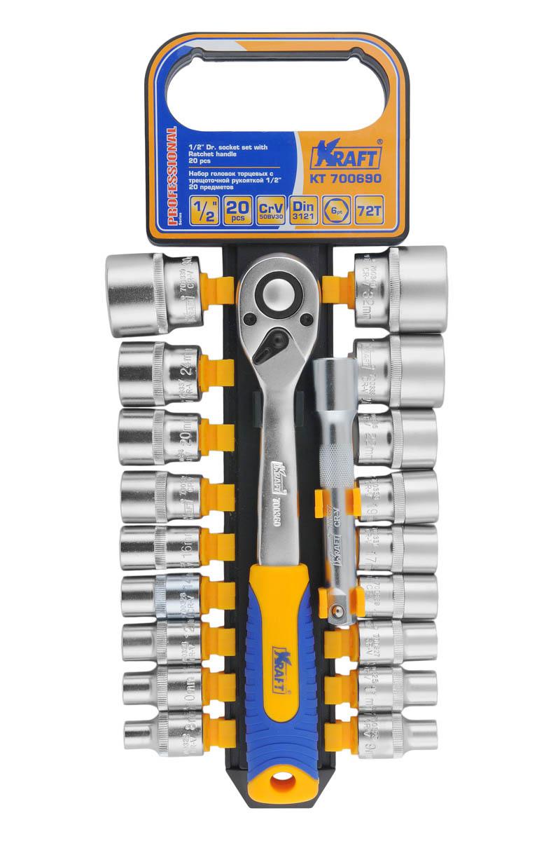 

Набор торцевых ключей Kraft Kt 700690, Kt 700690