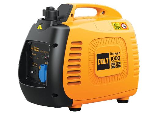 Изображение товара Бензиновый генератор COLT Ranger 1000 с инвертором, 0.85 кВт, тихий