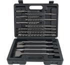 Изображение товара Набор зубил и буров SDS plus 13 предметов КАЛИБР 51985 НБ-13