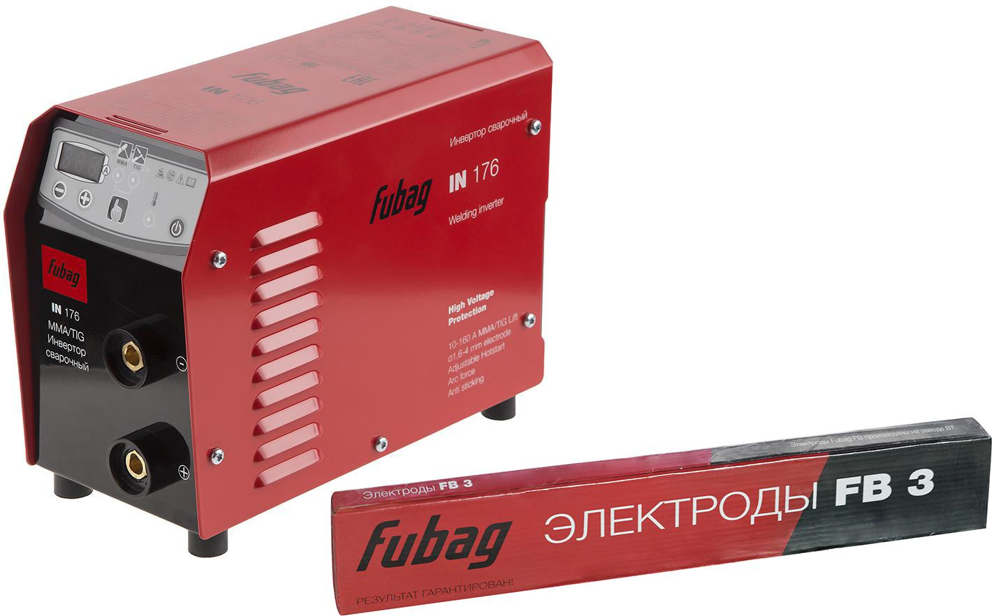 

Набор Fubag Сварочный аппарат in 176 +Электроды
