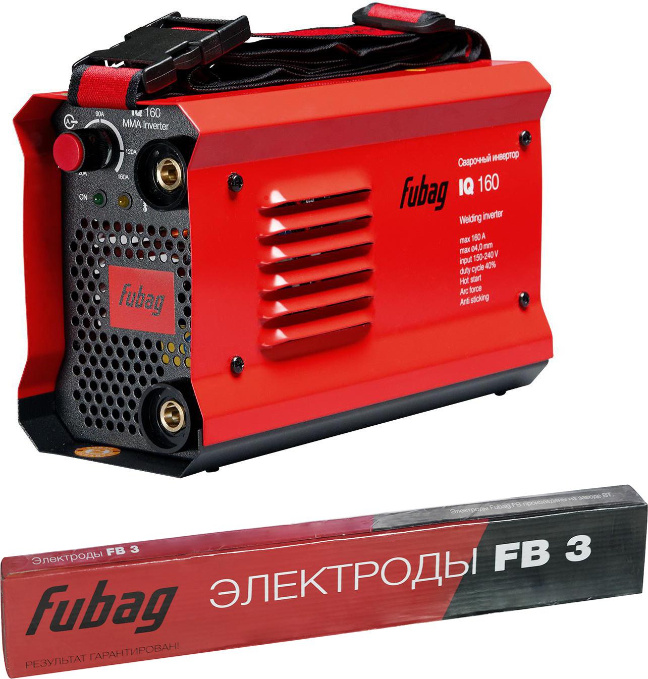 

Набор Fubag Сварочный аппарат iq 160 +Электроды