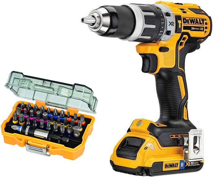 

Бесщеточный шуруповерт Dewalt Дрель-шуруповерт dcd796d2qw +Набор бит dt7969qz