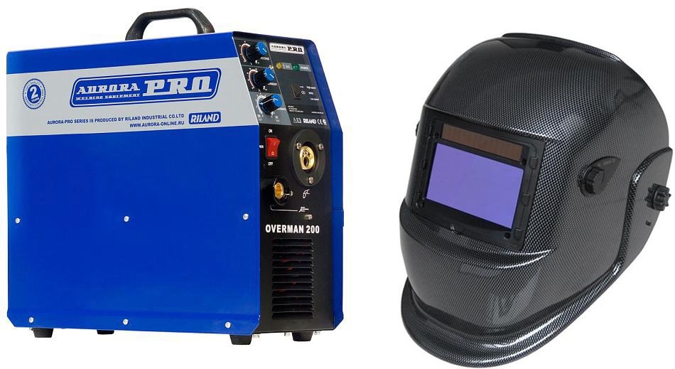 

Набор Aurora pro Сварочный полуавтомат overman 200 mosfet +Маска s777c (9-13din) carbon, Сварочный полуавтомат overman 200 mosfet +Маска s777c (9-13din) carbon