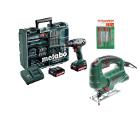 Набор METABO Дрель-шуруповерт BS 14.4 (602206880) +Лобзик LZK650L +Пилки для лобзика JG WD-PL-MT set No6 (5pcs)