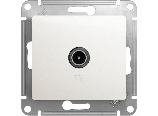 Изображение товара Розетка телевизионная SCHNEIDER ELECTRIC GSL000693 Glossa перламутр одна цветная