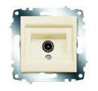 Изображение товара Розетка ABB 619-010300-274 телевизионная кремовая Cosmo