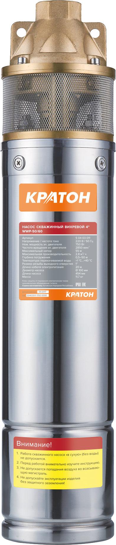 фото Насос кратон wwp-50/60