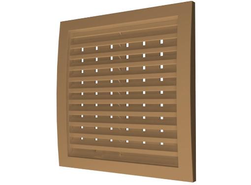 Изображение товара Вентиляционная решетка STREET LINE 1515РРПН Ivory 150x150 мм наружная регулируемая