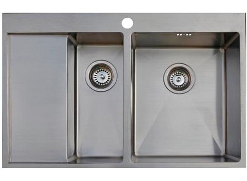 Изображение товара Кухонная мойка из нержавеющей стали SEAMAN Eco Marino SMB-7851DLS с двумя чашами