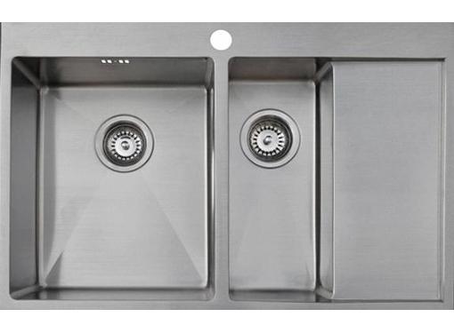 Изображение товара Кухонная мойка SEAMAN Eco Marino SMB-7851DRS из нержавеющей стали 78х51 см