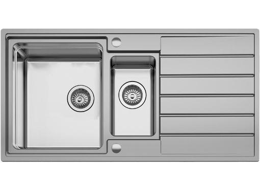 Изображение товара Мойка кухонная SEAMAN Eco Roma SMR-9750B из нержавеющей стали