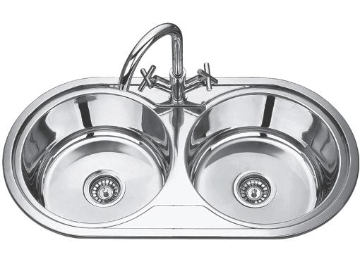 Изображение товара Кухонная мойка SEAMAN Eco Wien SWT-8444D из нержавеющей стали