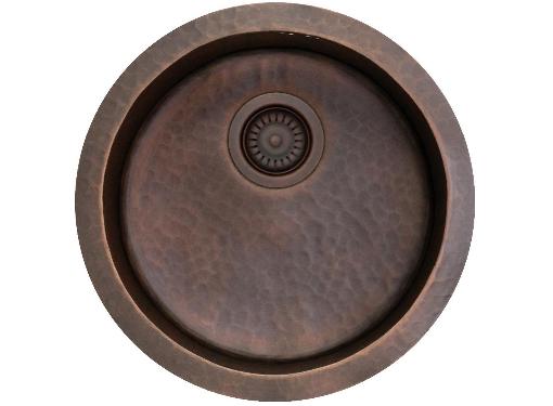 Изображение товара Кухонная медная мойка SEAMAN Natural SMC-460E Antique 46x46 см Россия