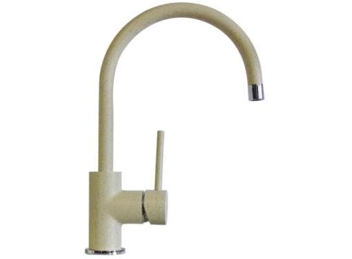 Изображение товара Смеситель для кухни SEAMAN Marble SSC-302 бежевый - качественный латунный однорычажный монтаж на мо
