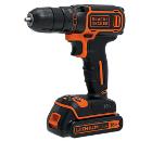 Изображение товара Дрель-шуруповерт BLACK & DECKER BDCDC18B с двумя аккумуляторами