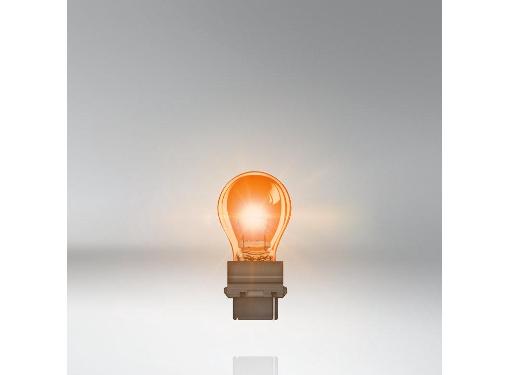 Изображение товара Автолампа OSRAM 3757AK W2.5x16q 12V 27W оранжевая для дополнительного освещения
