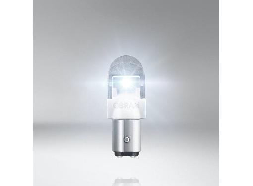 Изображение товара Автолампа OSRAM 1557CW-02B светодиод 12V BAY15d холодный белый