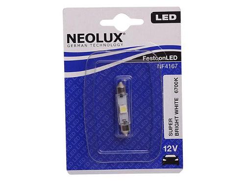 Изображение товара Автолампа NEOLUX NL-4167 C5W LED 6700K 12V для дополнительного освещения