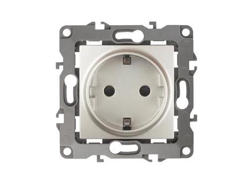 Изображение товара Розетка силовая ЭРА 12-2001-15 с заземлением перламутр IP20 250В 16А