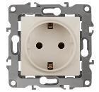 Изображение товара Розетка силовая ЭРА 12-2101-02 Schuko IP20 16А 250В слоновая кость
