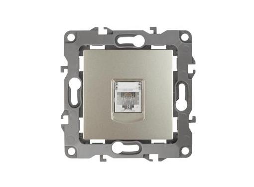 Изображение товара Телефонная розетка ЭРА 12-3105-04 RJ11 цвет шампань