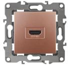 Изображение товара Розетка HDMI ЭРА 12-3114-14 медь скрытая установка IP20