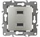 Изображение товара Зарядное устройство USB ЭРА 12-4110-15 230В 2100мА IP20 перламутр