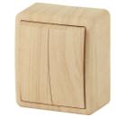 Изображение товара Выключатель двойной ЭРА 11-1204-11