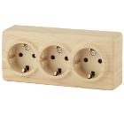 Изображение товара Силовая розетка ЭРА 11-2208-11, 16A, IP20, сосна
