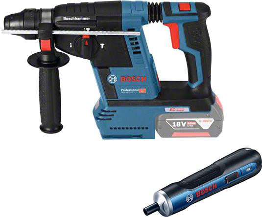 

Набор Bosch Перфоратор gbh 18v-26 (0.611.909.000) +Отвертка аккумуляторная go solo (0.601.9h2.020)